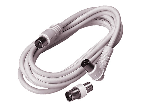 Prolunghe cavi TV con adattatore 1,5 mt. Prezzo per Pezzo.