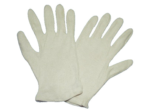 Guanti in cotone olrati bianco. Prezzo per paio.