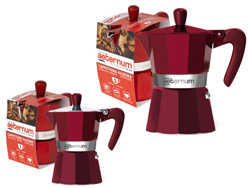 Caffettiere Aeternum Red. Prezzo per Pezzo.