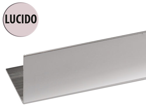 Profili Angolari alluminio lucido. Prezzo per Pezzo.