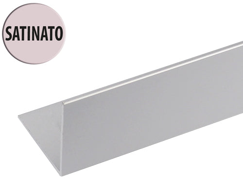 Profili Angolari alluminio satinato. Prezzo per Pezzo.