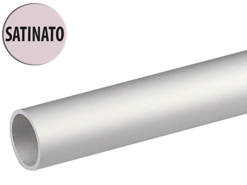 Profili Tondi alluminio satinato. Prezzo per Pezzo.