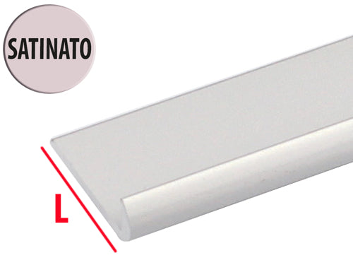 Profili Unghiette alluminio satinato. Prezzo per Pezzo.