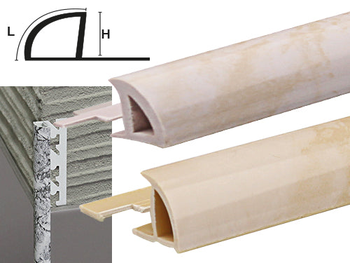 Profili PVC Proriv Ecorondmarm 255B. Prezzo per Pezzo.