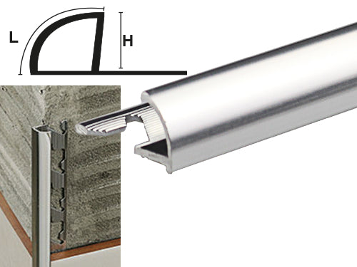 Profili alluminio Proriv Rondalu 254A/F/93. Prezzo per Pezzo.