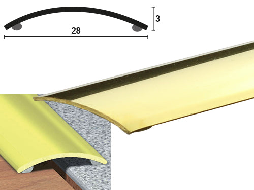 Profili Copriogiunti Prosuol Semial ottone 006. Prezzo per Pezzo.