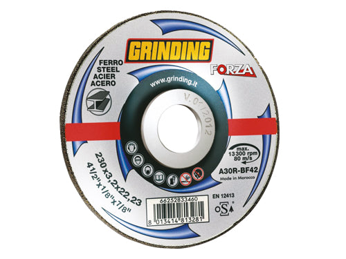Dischi Grinding abrasivi Forza ferro. Prezzo per Pezzo.