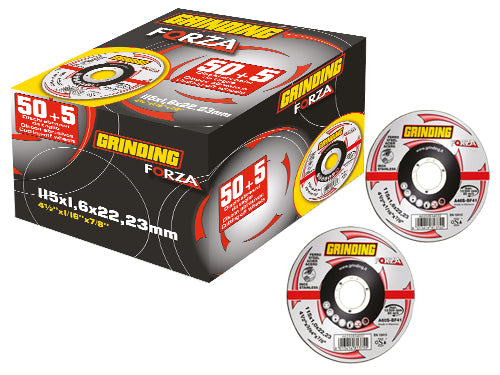 Dischi Grinding abrasivi Forza ferro Conf. 50+5. Prezzo per Confezione.