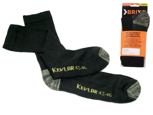Abbigliamento Brixo Calze corte Kevlar. Prezzo per paio.