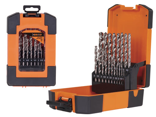 Set punte Brixo HSS fresate 19 Pz. Prezzo per Pezzo.