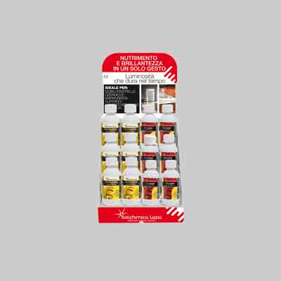 ESPOSITORE VUOTO PER OLIO ROSSO/PAGLIERINO 12 posti. Prezzo per Confezione.