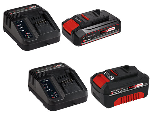 Starter Kit batteria e caricabatteria 18V Einhell POWER X-CHANGE. Prezzo per Pezzo.
