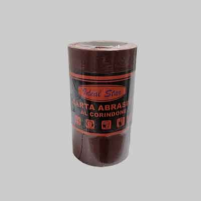 MINI ROTOLO CARTA ABRASIVA IDEAL STAR grana 100 - rotolo mm 115x5mt. Prezzo per Pezzo.