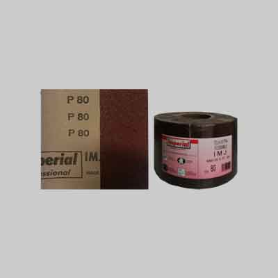 TELA ABRASIVA 'IMJ' Grana 100 - rotolo mm 120x25 mt. Prezzo per rotolo.