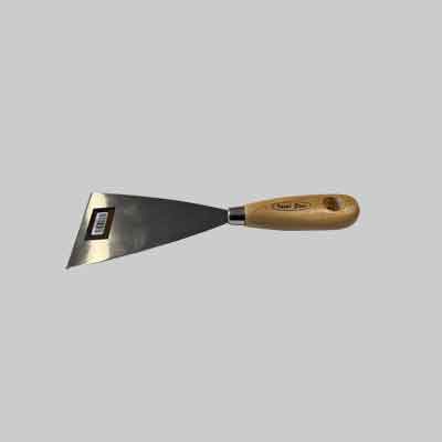SPATOLA MANICO LEGNO IDEAL STAR 80 mm. Prezzo per Pezzo.
