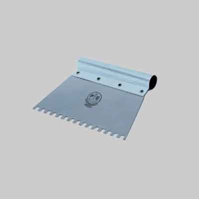 SPATOLE PER BOSTIK C/IMPUGNATURA TUBOLARE '542' PAVAN 200 mm - Dente piccolo. Prezzo per Pezzo.