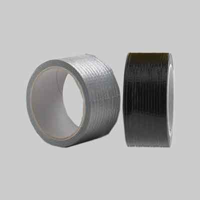 NASTRO TELATO mm 50x10 mt Nero. Prezzo per Pezzo.