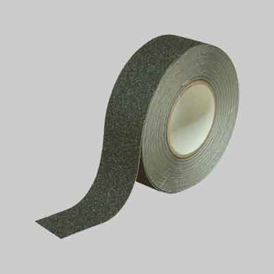 NASTRO ANTISCIVOLO  mm 25x18 mt - Col. Nero. Prezzo per Metro lineare.