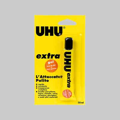 COLLA UNIVERSALE 'UHU EXTRA' ml 20. Prezzo per Pezzo.