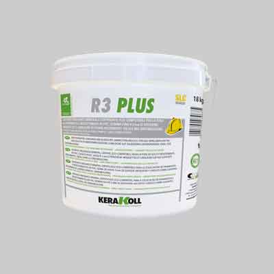 COLLA PER TAPPETI PVC/GOMMA 'R3 PLUS' KERAKOLL Kg 5. Prezzo per Chilo.