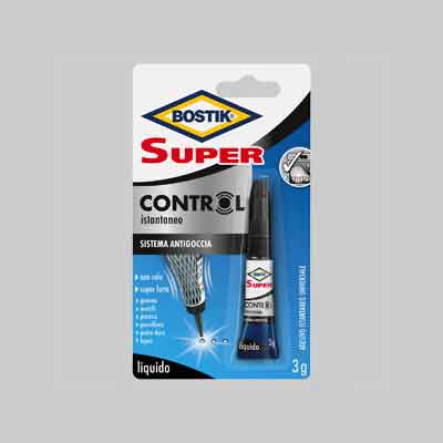 COLLA 'SUPER CONTROL' BOSTIK 3 gr. Prezzo per Pezzo.