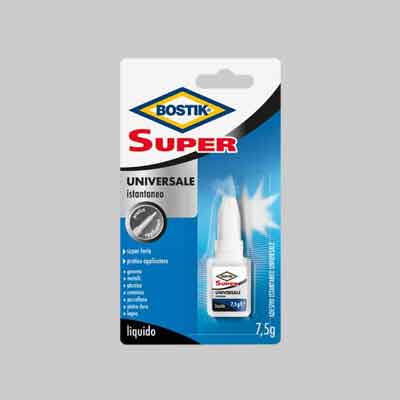 COLLA 'SUPER UNIVERSALE' BOSTIK 7,5 gr. Prezzo per Pezzo.