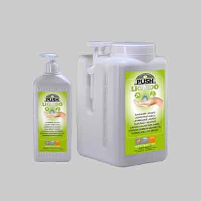 CREMA BIANCA LAVAMANI 'PUSH' lt 5 con dosatore. Prezzo per Pezzo.