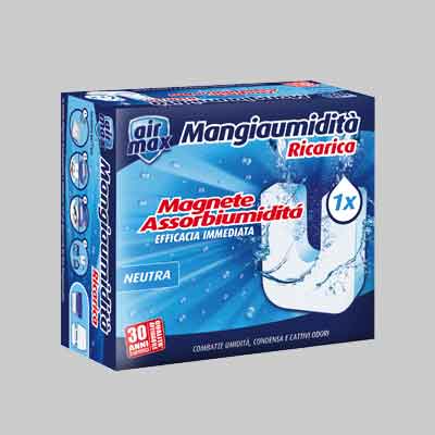 RICARICA MAGNETE ASSORBIUMIDITA' 2x450gr Lavanda. Prezzo per Pezzo.