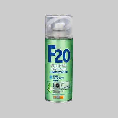 PULITORE IGIENIZZANTE PER CLIMATIZZATORI 'F20' ml 400. Prezzo per Pezzo.
