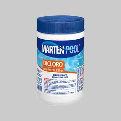 DICLORO IN PASTIGLIE gr 20 - Conf. 1 Kg. Prezzo per Pezzo.