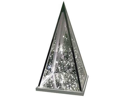 Piramide 3D Led a batteria per interno. Prezzo per Pezzo.