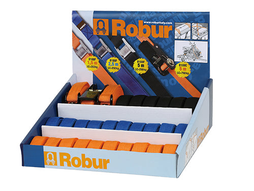 Espositore Fasce serraggio 4 Ref. - 29 Pz. Robur 8188E29. Prezzo per Pezzo.