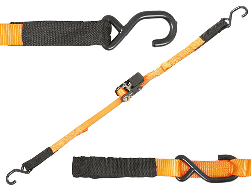 Fasce serraggio a cricchetto con ganci Robur 8188CG/25. Prezzo per Pezzo.