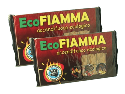 El Gaucho Accendifuoco EcoFiamma 32 cubetti. Prezzo per Pezzo.