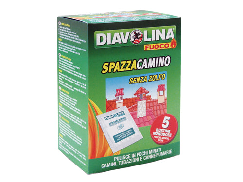 Diavolina Spazzacamino in bustine. Prezzo per Pezzo.