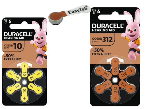 Pile Duracell Easy Tab. Prezzo per blister.