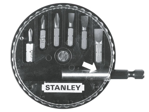 Set inserti con supporto magnetico Stanley 1-68-737. Prezzo per Confezione.