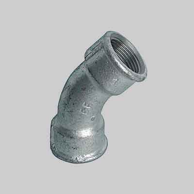 CURVA A 45° F.F. 3". Prezzo per Pezzo.