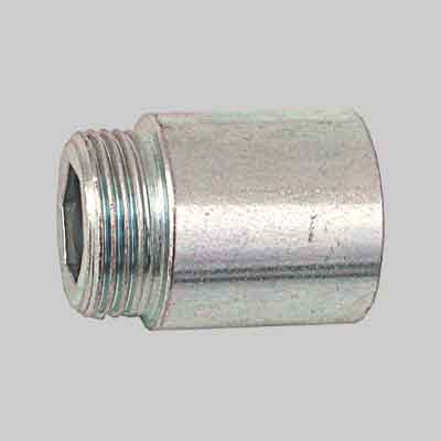 MANICOTTO RIDOTTO F.M. ACCIAIO F3/8"xM1/2" x mm 15. Prezzo per Pezzo.
