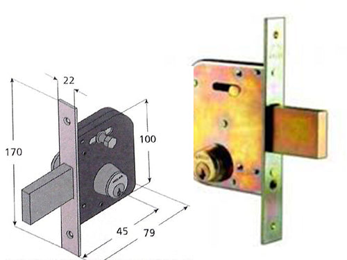 Serrature Welka per cancelli 06545. Prezzo per Pezzo.