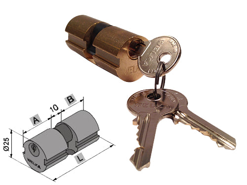 Cilindri Welka tondi Art. 608.22.22.0. Prezzo per Pezzo.