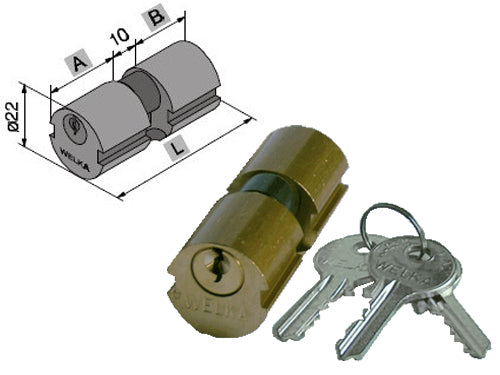 Cilindri Welka tondi Art. 60722220. Prezzo per Pezzo.