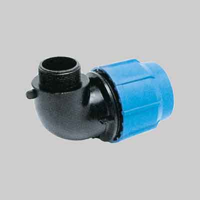 GOMITO A 90° CON DERIVAZIONE MASCHIO PP Ø 32x1". Prezzo per Pezzo.
