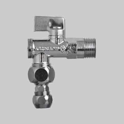 RUBINETTO A SFERA SOTTOLAVABO 1/2"x3/8" - Ø mm 10. Prezzo per Pezzo.