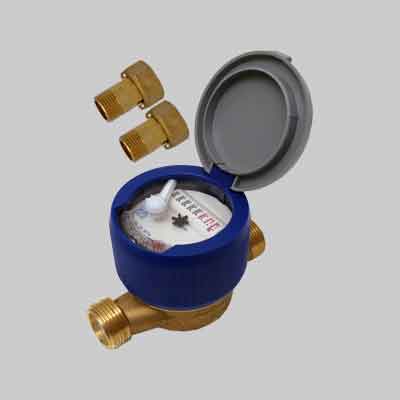 CONTATORE A SECCO 8 RULLI USF 'SISMA' 'Attacco 3/4". Prezzo per Pezzo.