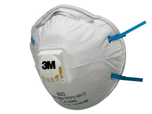 Mascherine 3M FFP2 NR D con valvola 8822. Prezzo per Pezzo.