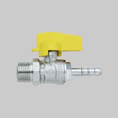 RUBINETTO DIRITTO GAS MASCHIO PORTAGOMMA 1/2X14. Prezzo per Pezzo.