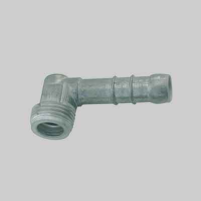 RACCORDO PORTAGOMMA A 90° MASCHIO 1/2" - Ø mm 13 (Metano). Prezzo per Pezzo.