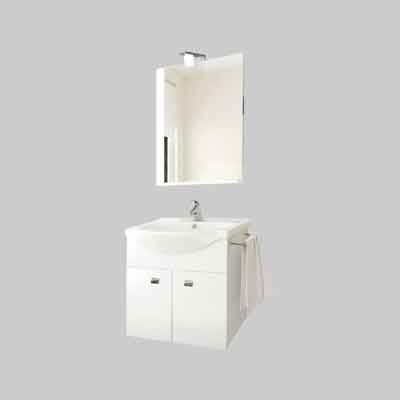 MOBILE BAGNO SOSPESO 'EMMA 55'  cm 56,5x42,5x137h. Prezzo per Pezzo.