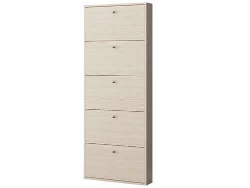 Scarpiere Slim 5 ante olmo nobilitato melaminico. Prezzo per Pezzo.